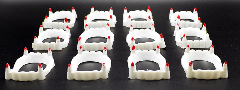 Environmentally Friendly Horror Zombie Vampire White False Teeth Halloween Props Supplies Intimidating Trick Toys Environmentally Friendly Horror Zombie Vampire White False Teeth Halloween Props Supplies Intimidating Trick Toys