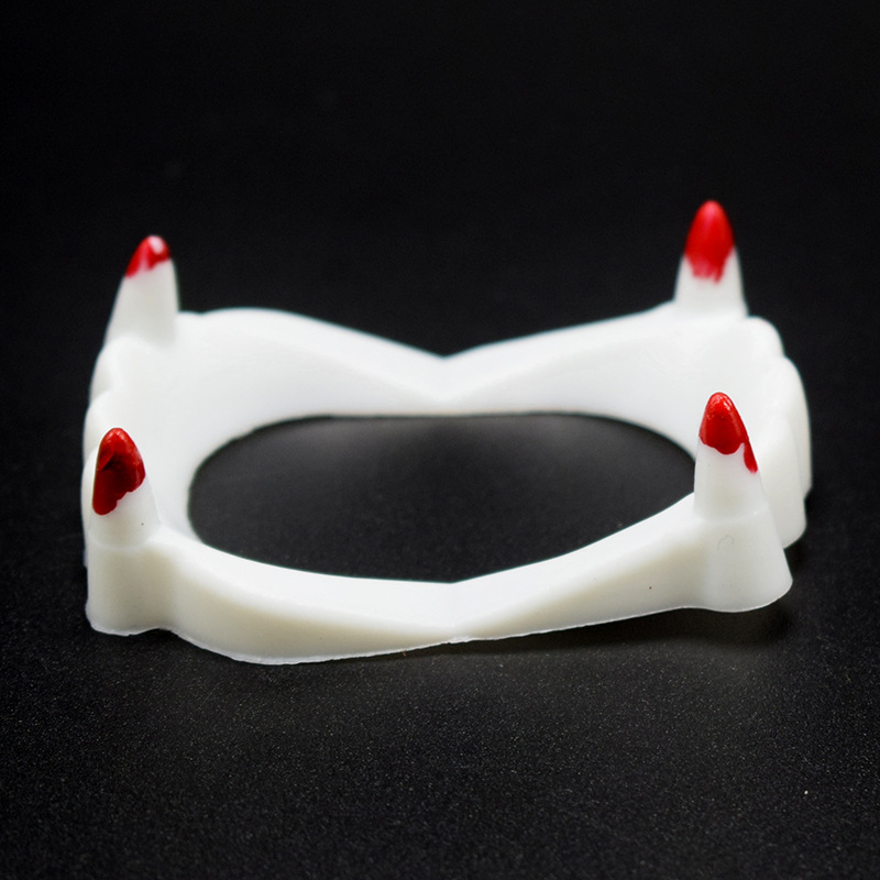 Environmentally Friendly Horror Zombie Vampire White False Teeth Halloween Props Supplies Intimidating Trick Toys Environmentally Friendly Horror Zombie Vampire White False Teeth Halloween Props Supplies Intimidating Trick Toys
