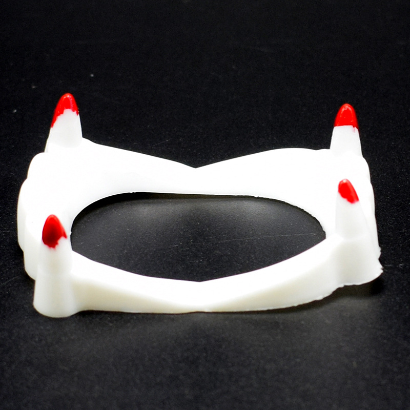 Environmentally Friendly Horror Zombie Vampire White False Teeth Halloween Props Supplies Intimidating Trick Toys Environmentally Friendly Horror Zombie Vampire White False Teeth Halloween Props Supplies Intimidating Trick Toys