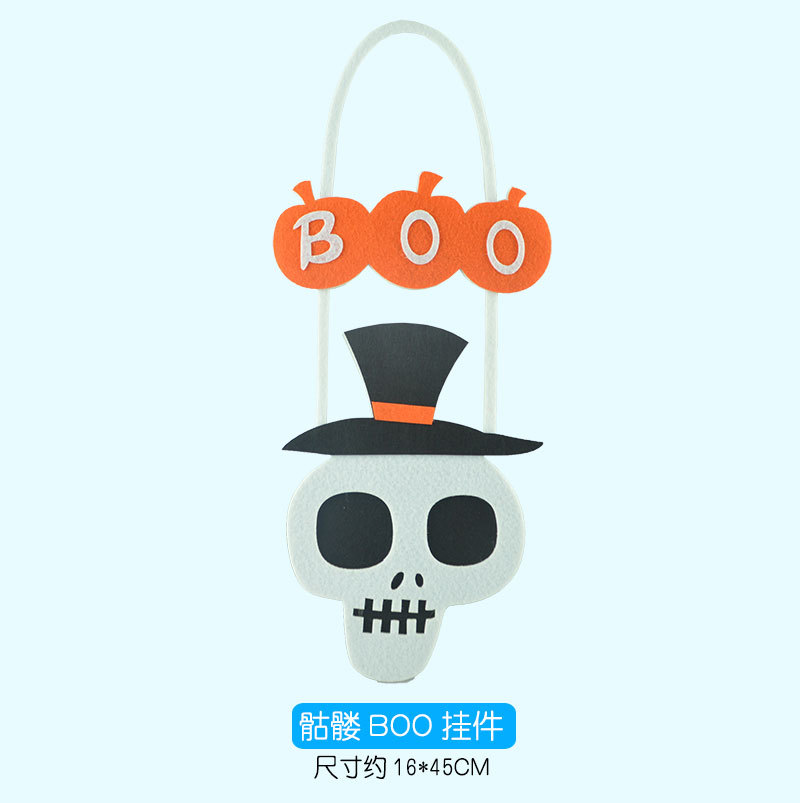 Halloween Decoration Non-Woven Pumpkin Ghost Skull Pendant Ghost Festival Dress up Props Halloween Party Supplies Halloween Decoration Non-Woven Pumpkin Ghost Skull Pendant Ghost Festival Dress up Props Halloween Party Supplies