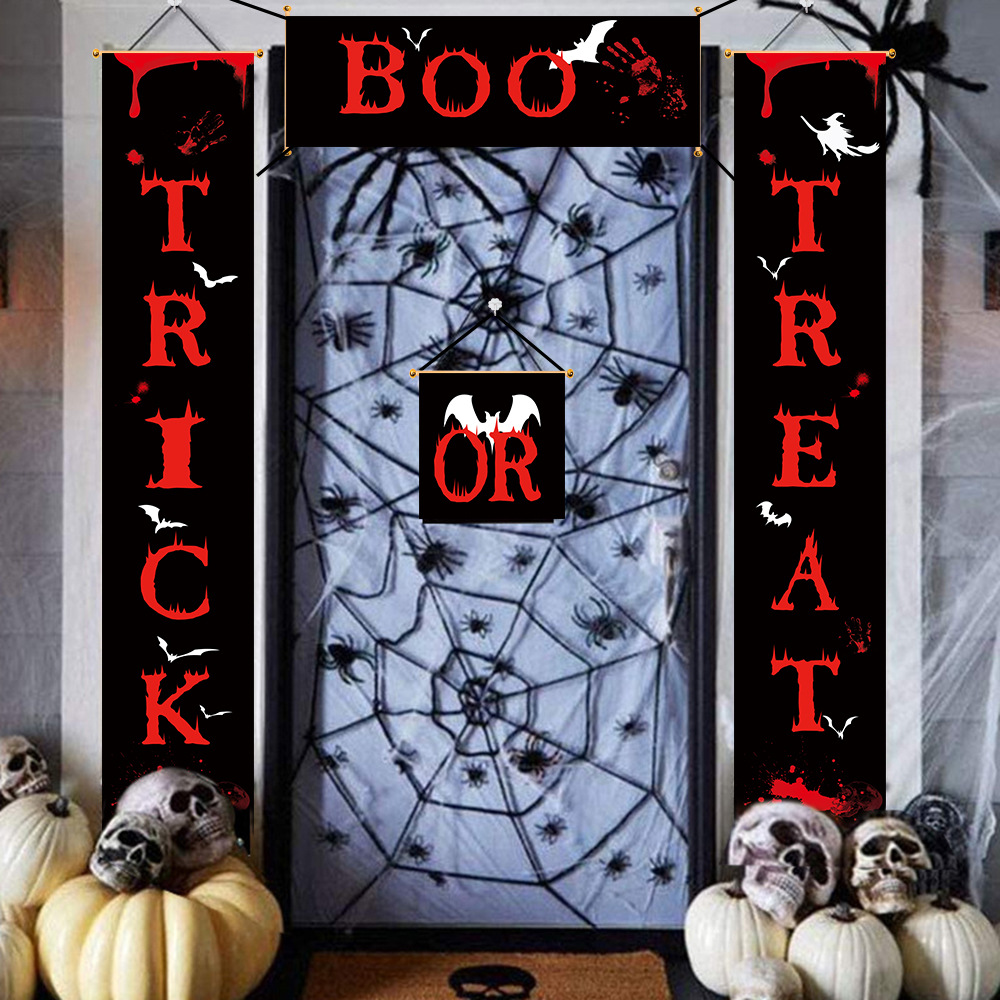 New Halloween decorations party door decorations scene layout supplies bar haunted house props pumpkin couplets New Halloween decorations party door decorations scene layout supplies bar haunted house props pumpkin couplets