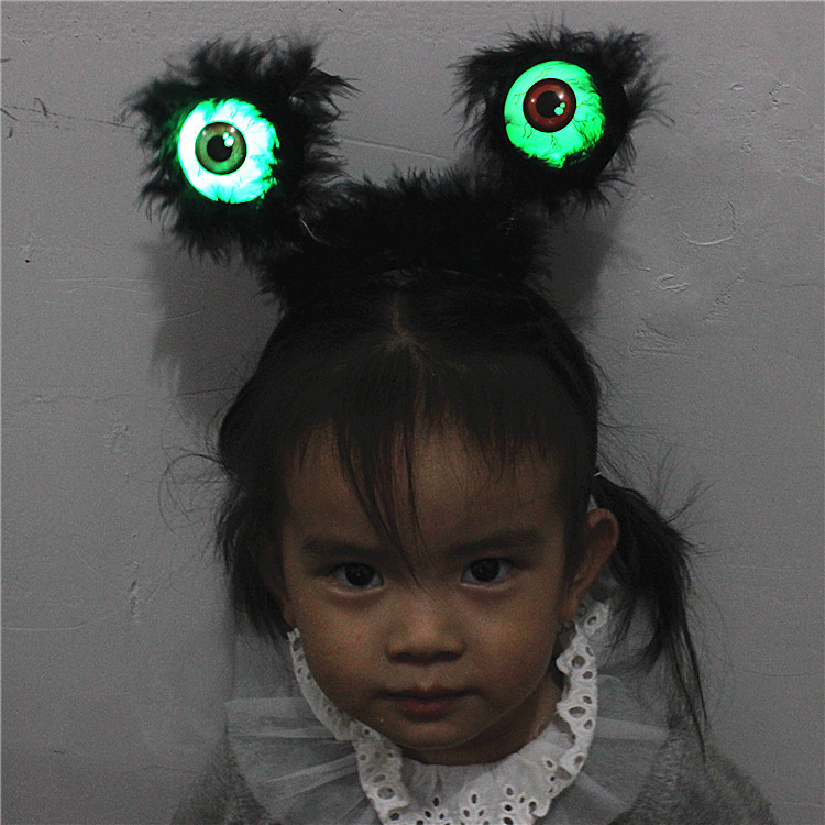 Halloween Decorations Clothing Prop Party Headdress Eye Luminous Flash Black Ghost Festival Supplies Eye Headband Halloween Decorations Clothing Prop Party Headdress Eye Luminous Flash Black Ghost Festival Supplies Eye Headband