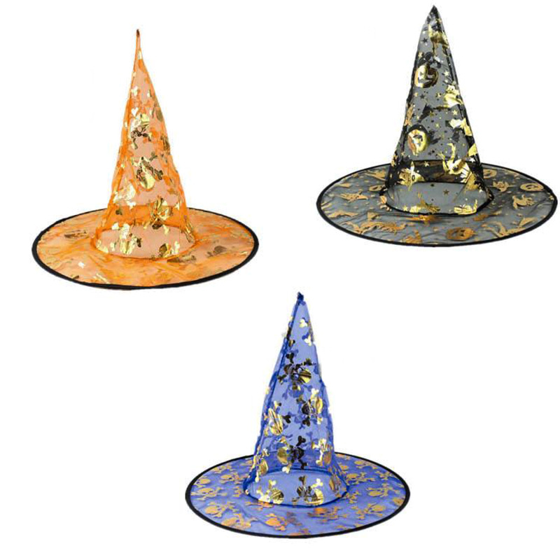 Cos Makeup Ball Props Halloween Supplies Bar Decoration Dress up Witch Hat Pumpkin Wizard&#039;s Hat
