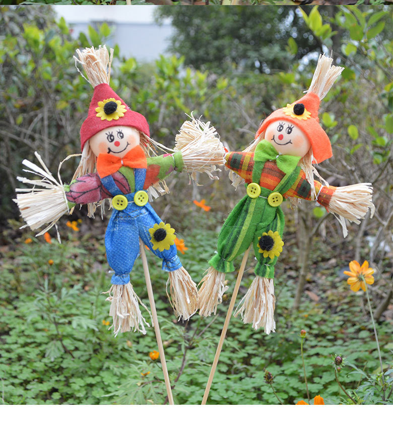 Cross-Border New Arrival Halloween Idyllic Decoration Props Pumpkin Scarecrow Size Doll Haunted House Bar Party Supplies Cross-Border New Arrival Halloween Idyllic Decoration Props Pumpkin Scarecrow Size Doll Haunted House Bar Party Supplies