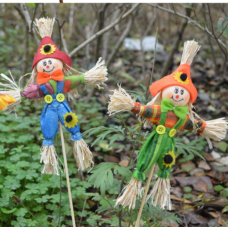 Cross-Border New Arrival Halloween Idyllic Decoration Props Pumpkin Scarecrow Size Doll Haunted House Bar Party Supplies Cross-Border New Arrival Halloween Idyllic Decoration Props Pumpkin Scarecrow Size Doll Haunted House Bar Party Supplies