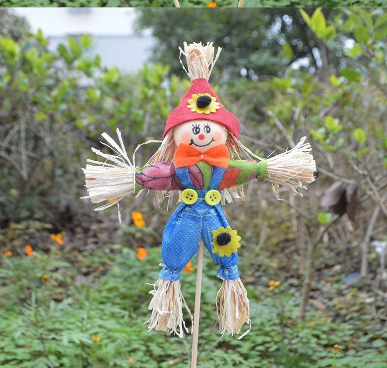 Cross-Border New Arrival Halloween Idyllic Decoration Props Pumpkin Scarecrow Size Doll Haunted House Bar Party Supplies Cross-Border New Arrival Halloween Idyllic Decoration Props Pumpkin Scarecrow Size Doll Haunted House Bar Party Supplies