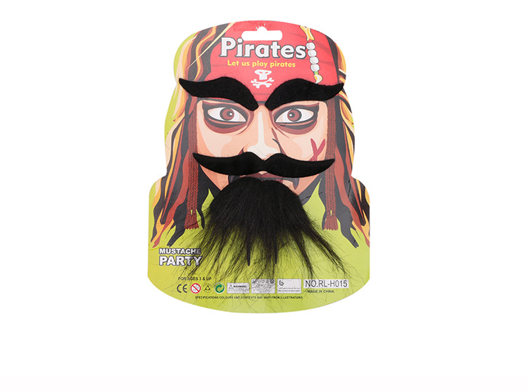 Factory Direct Sales Hot Sale Eight-Character Beard Masquerade Decoration Supplies Funny Halloween Party Supplies Factory Direct Sales Hot Sale Eight-Character Beard Masquerade Decoration Supplies Funny Halloween Party Supplies