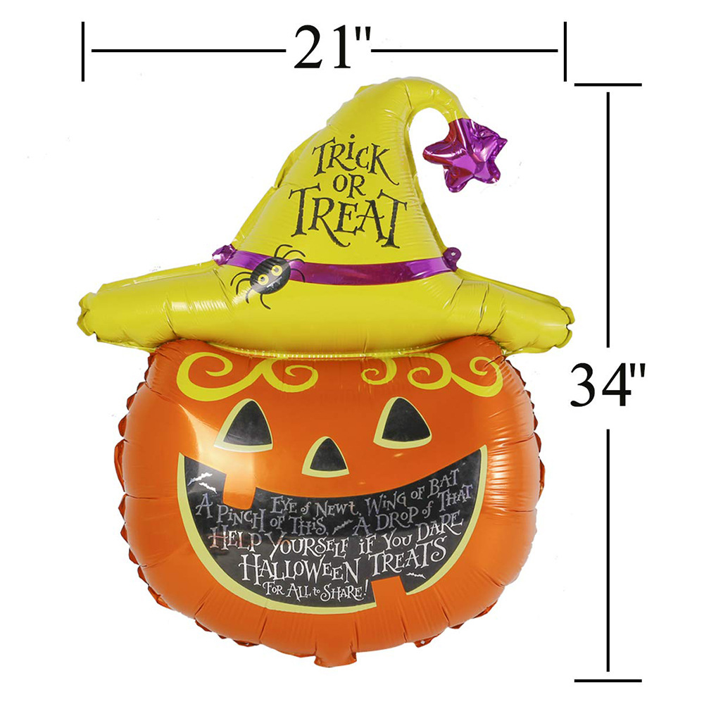 Amazon Halloween Balloon Package Pumpkin Bat Letter Hanging Flag Halloween Party Supplies Decoration