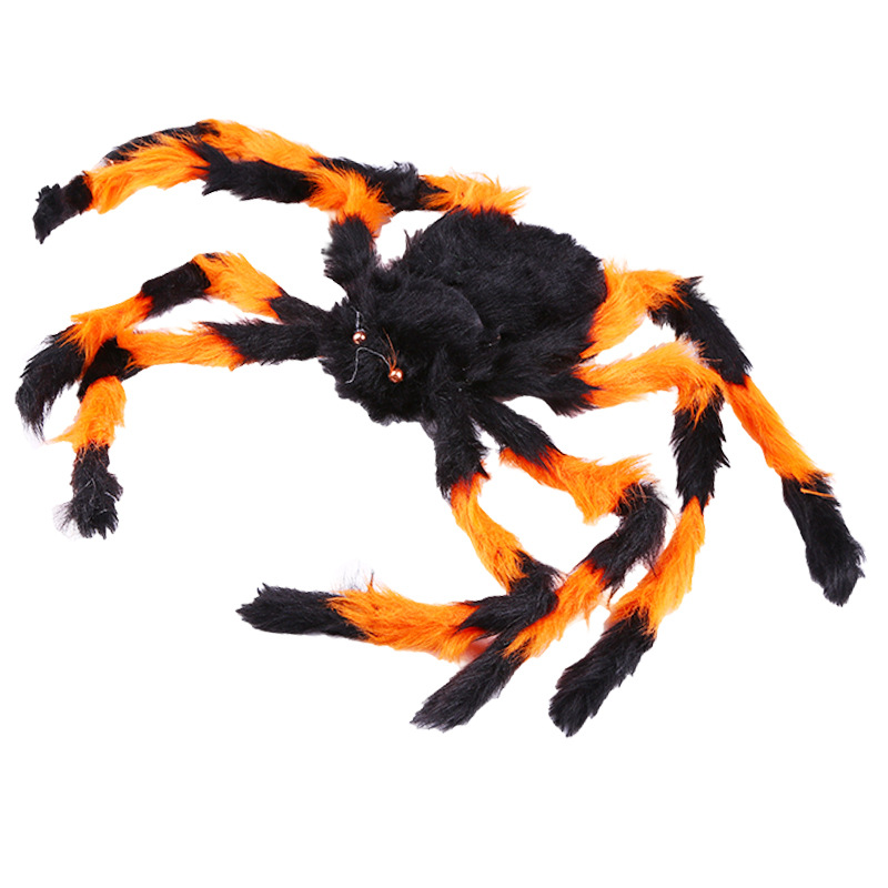 Halloween Props Horror Ghost Toy Party Bar Haunted House Decoration Props Supplies Large Plush Spider