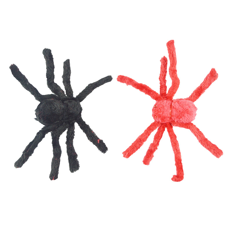 Halloween Props Horror Ghost Toy Party Bar Haunted House Decoration Props Supplies Large Plush Spider