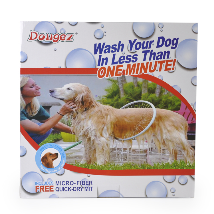 360-degree pet bath ware dog wash machine self-cleaning circle large trumpet