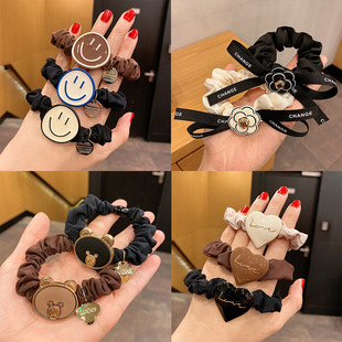 Korean New Flocking Mini Claw Clip Trumpet Bangs Side Clip Hair Clip for Broken Hair Temperament Hair Clips Hair Accessories