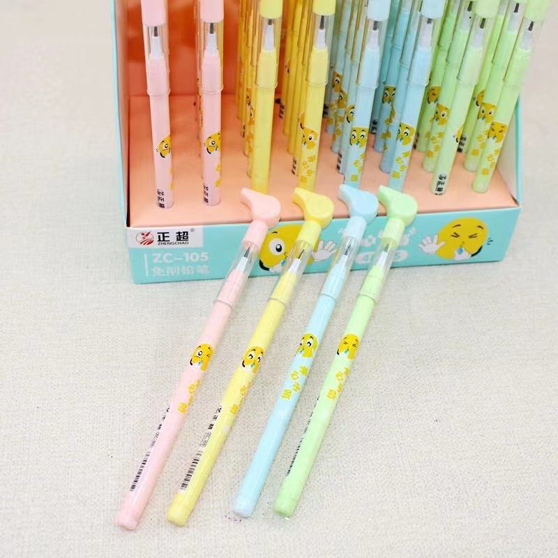 Happy Small Whistle Series Pencil-Free Bullet Multi-Head Refill Can Replace Kindergarten Primary School Students Pens for Writing Letters