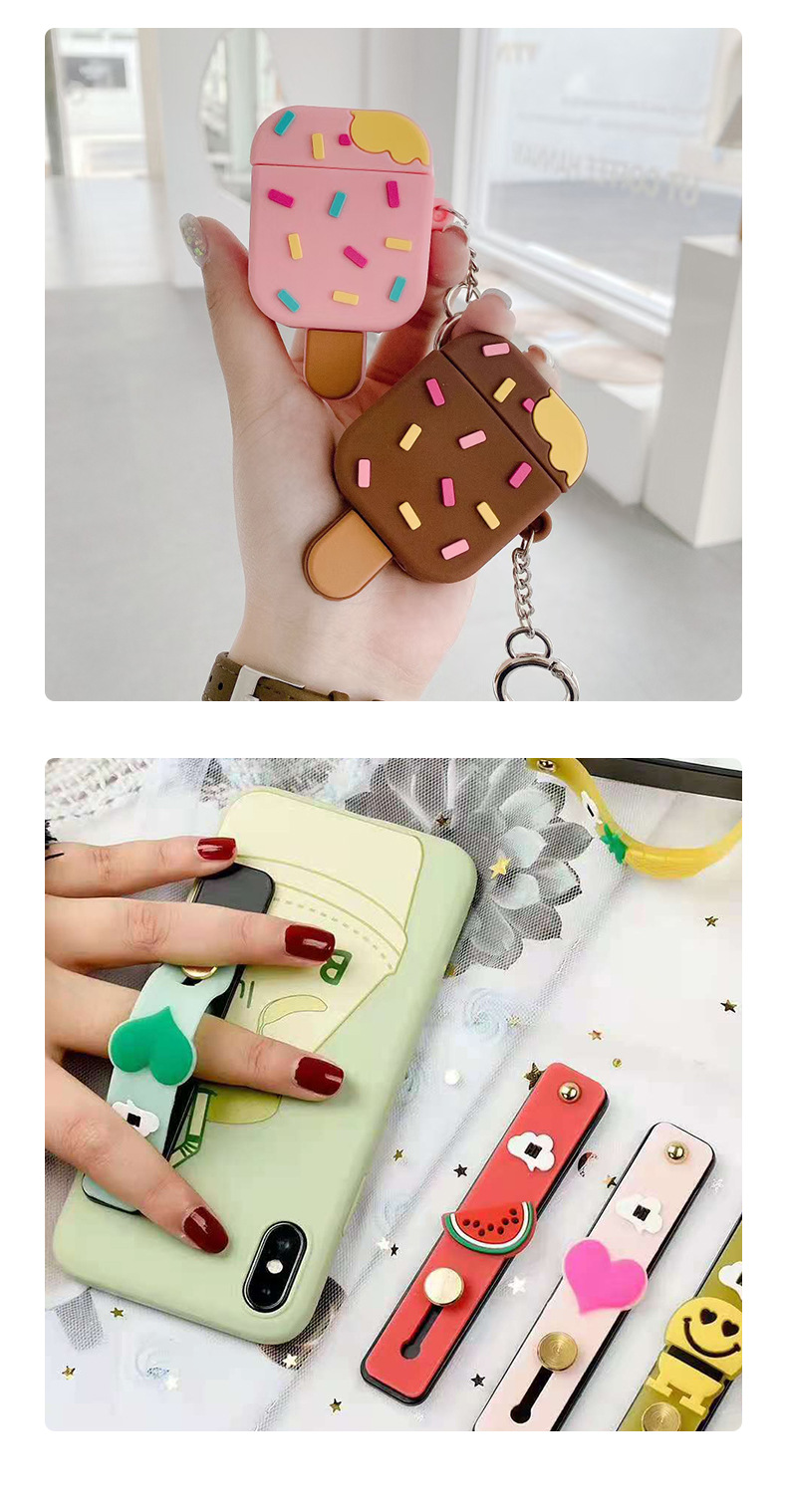 Cross-Border Poppy Playtime Cartoon Poppy Silicone Cosmetic Mirror Sausage Monster Keychain Pendant Folding Mirror
