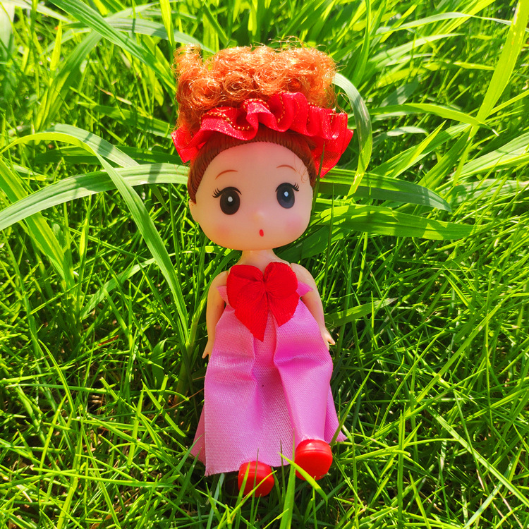 Diy Barbie Doll New Korean Style 12cm Ddung Decorative Pendant Girls' Children's Toy 1 Yuan Keychain Diy Barbie Doll New Korean Style 12cm Ddung Decorative Pendant Girls' Children's Toy 1 Yuan Keychain