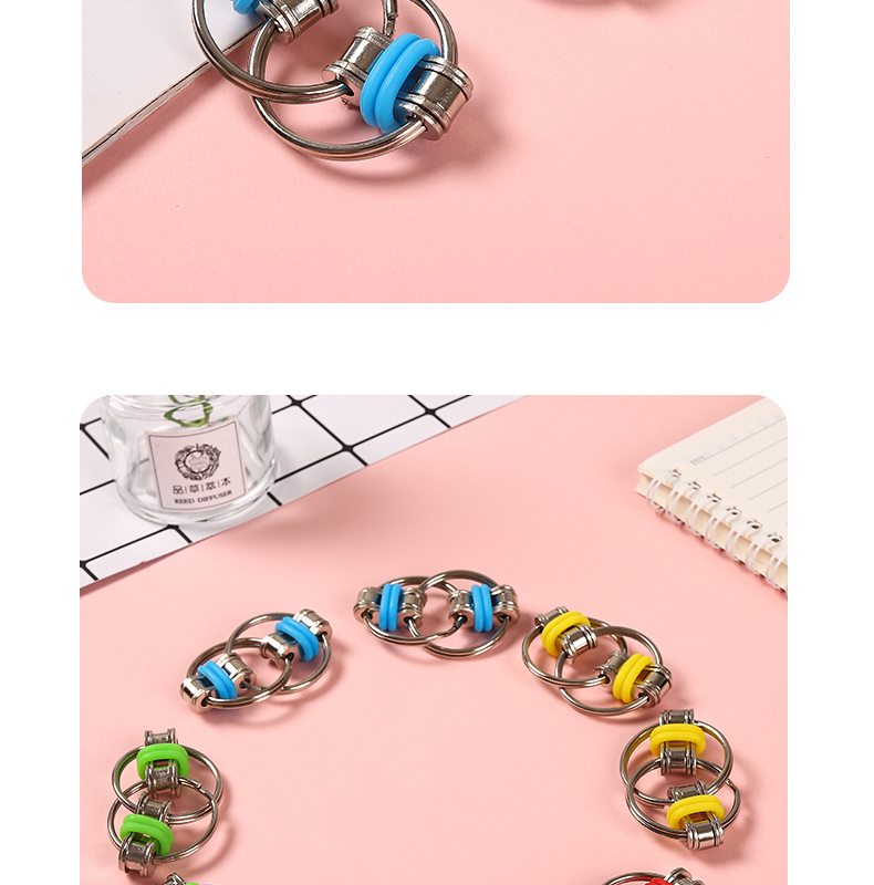 Key Ring Fidget Toy Decompression Chain Vent Toy Decompression Chain Keychain Fidget Toy
