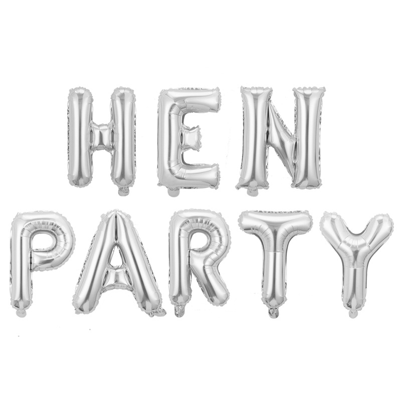 Single Female Sex Party Decorations Arrangement Balloon Hen Party Aluminum Foil Balloon Set European and American Hen Party