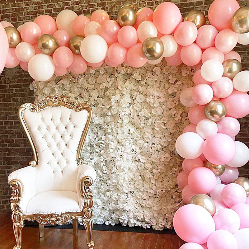 Cross-Border Hot Sale Macaron Pink Balloon Set Baby Ins Style Birthday Wedding Room Party Decoration 117pcs Cross-Border Hot Sale Macaron Pink Balloon Set Baby Ins Style Birthday Wedding Room Party Decoration 117pcs