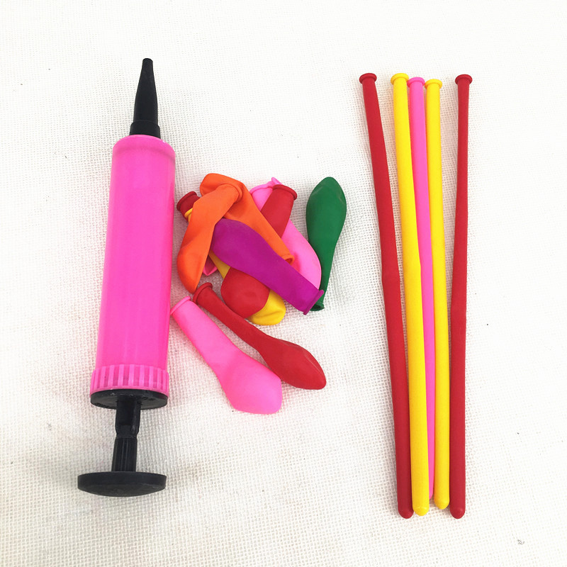 Factory Direct Sales Super Value Magic Balloon Small Balloon Inflator Suit 2 Yuan Store Supply Running Products