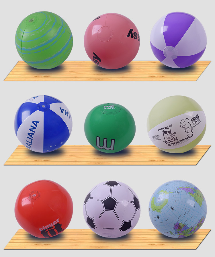 PVC inflatable Beach ball Children's Fitness toy emoticons Balloon Advertising Promotes big eye bird repellent ball