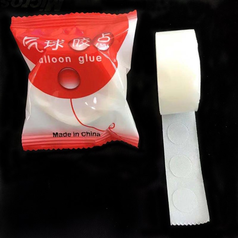 Marriage Supplies Stickers Balloon Double-Sided Dispensing DIY Glue Point Party Deployment and Decoration Supplies