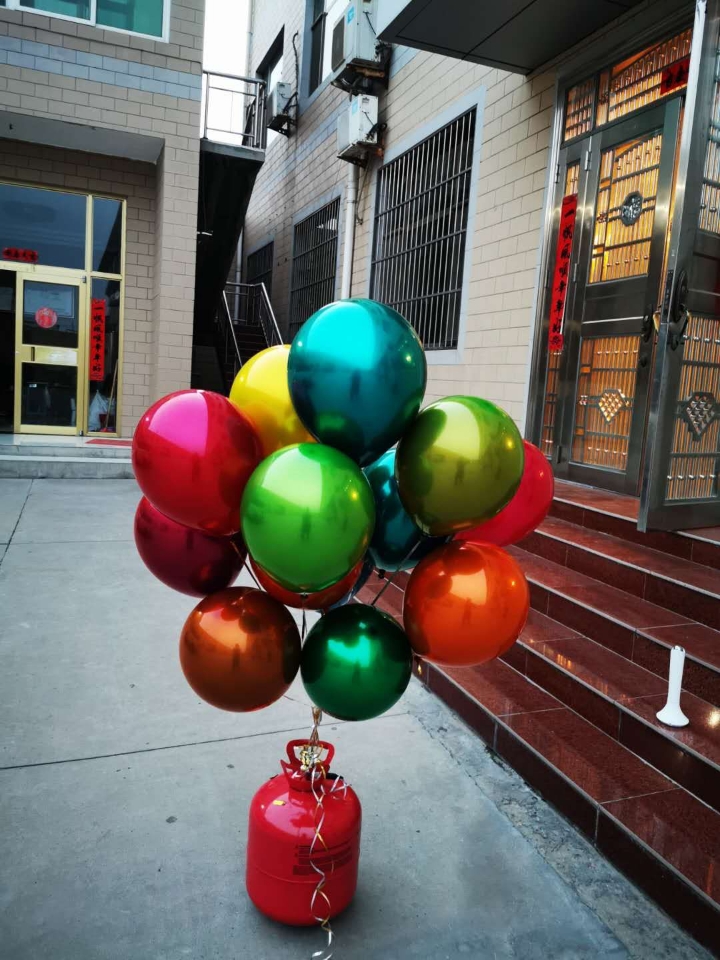 Factory Direct Sales New Chrome Ice Hockey Plus Agate Balloon plus Metal Balloon, Color Crystal Ball,