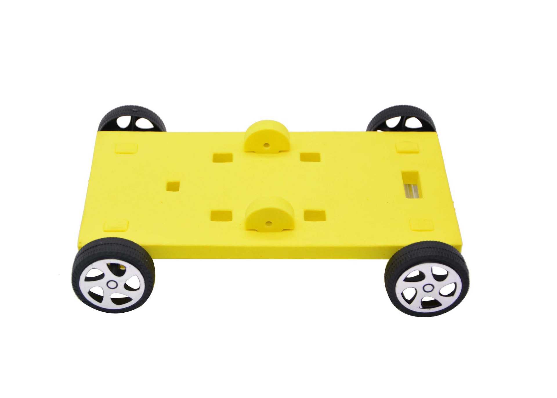 Students' homework teacher xing balloon car technology small production STEM science lab