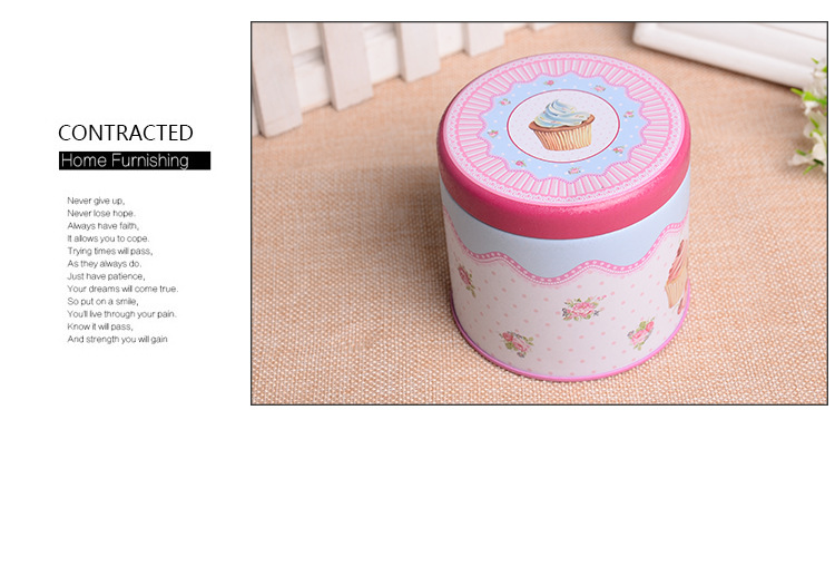 Hot circular tin box tin chocolate packaging box cartoon candy box can be customized pattern Hot circular tin box tin chocolate packaging box cartoon candy box can be customized pattern