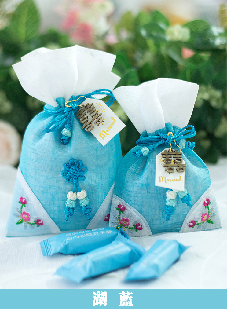 New creative wedding gift bag wedding companion gift bag birthday gift bag full moon egg bag high-end candy box