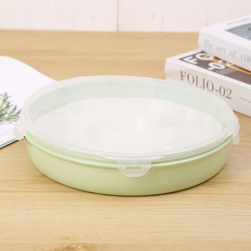 Round one Big four Five box design tray with a lid candy box Household split Bar Snacks Living room Melon seed box