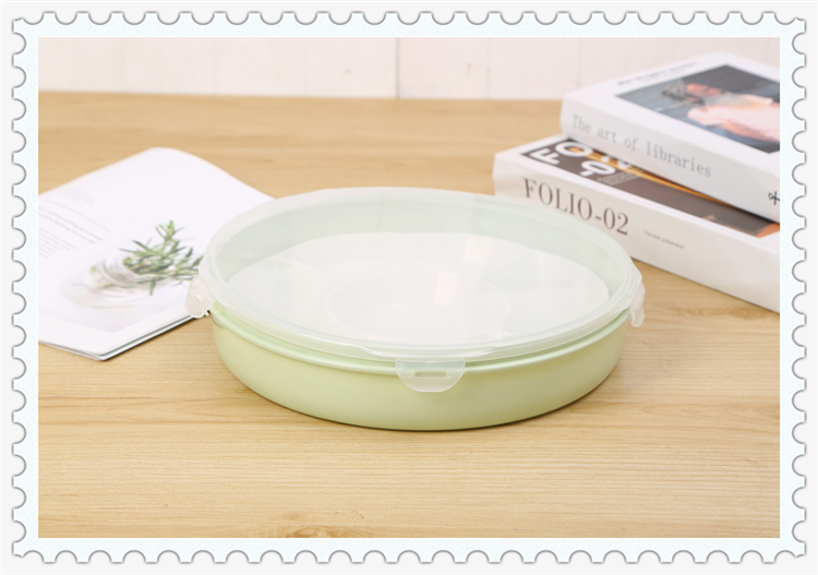 Round one Big four Five box design tray with a lid candy box Household split Bar Snacks Living room Melon seed box
