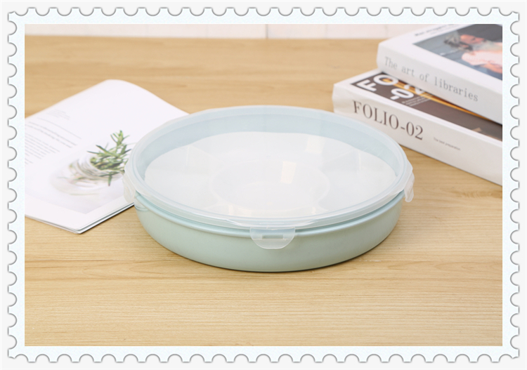 Round one Big four Five box design tray with a lid candy box Household split Bar Snacks Living room Melon seed box