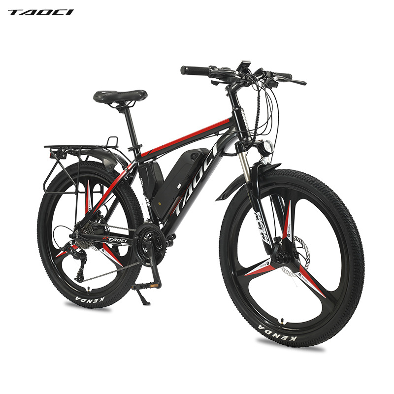 Factory Direct Sales 26-Inch Electric Bicycle Lithium Battery Helps Mountain Bike off-Road Adults Geared Bicycle One Piece Dropshipping