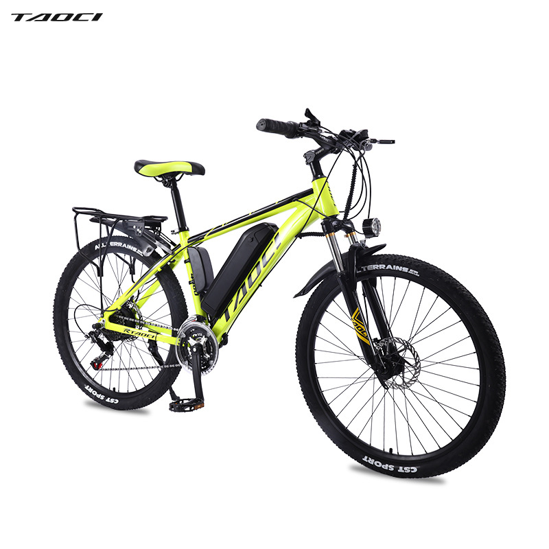 Factory Direct Sales 26-Inch Electric Bicycle Lithium Battery Helps Mountain Bike off-Road Adults Geared Bicycle One Piece Dropshipping
