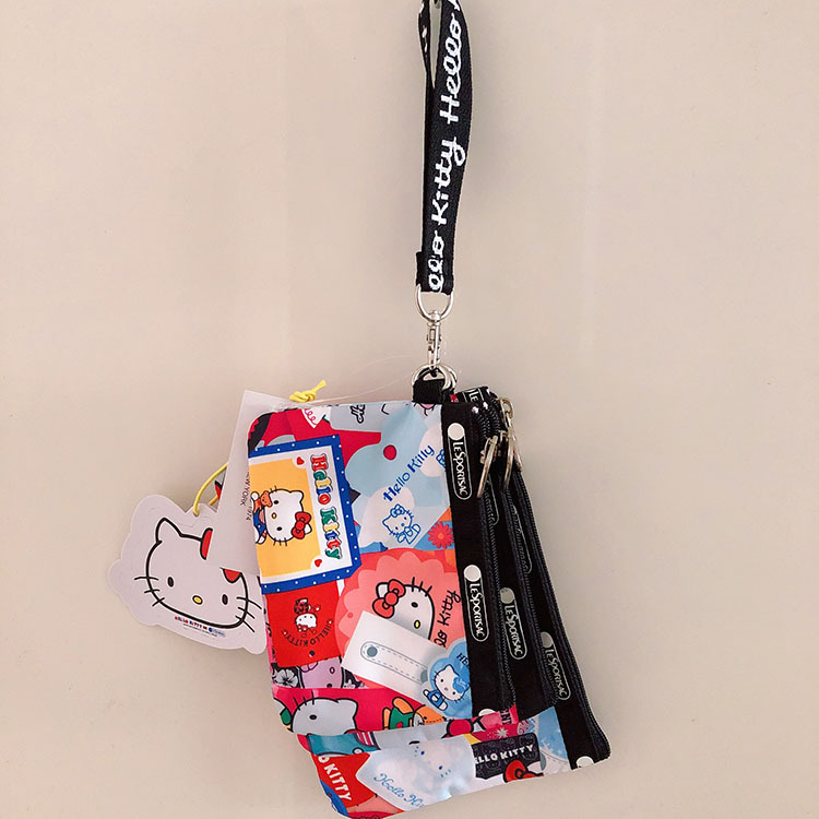 Anti-Spillage Multi-Layer Coin Purse Clutch Bag Storage Hand Line Wrist Bag Three-Piece Removable Small Number 3455