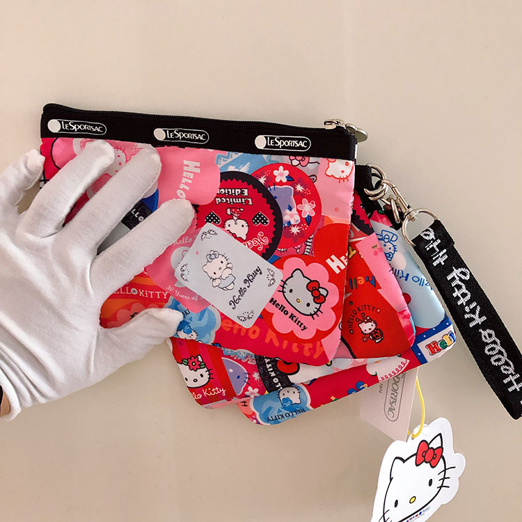 Anti-Spillage Multi-Layer Coin Purse Clutch Bag Storage Hand Line Wrist Bag Three-Piece Removable Small Number 3455