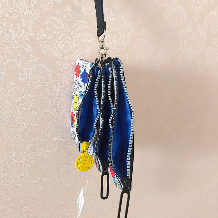 Anti-Spillage Multi-Layer Coin Purse Clutch Bag Storage Hand Line Wrist Bag Three-Piece Removable Small Number 3455