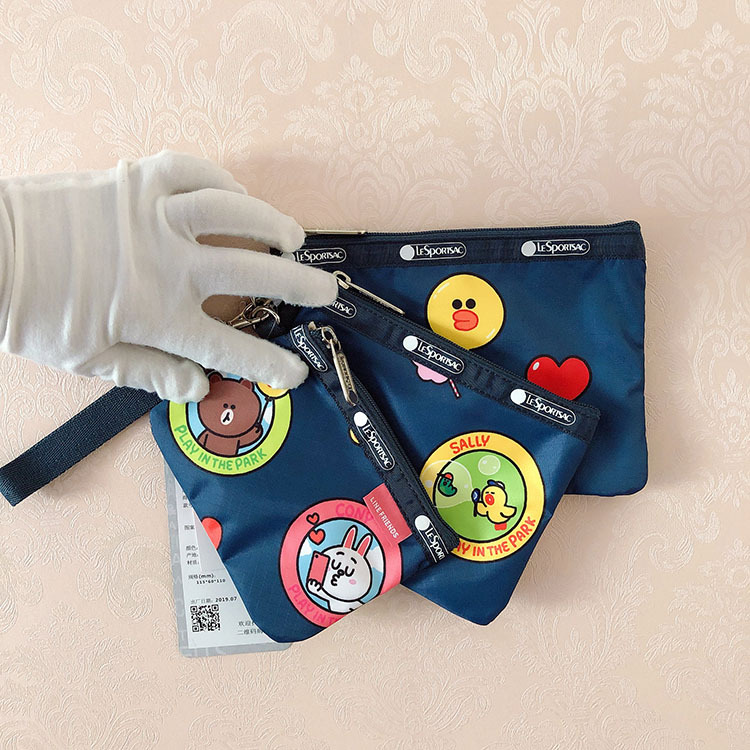 Anti-Spillage Multi-Layer Coin Purse Clutch Bag Storage Hand Line Wrist Bag Three-Piece Removable Small Number 3455