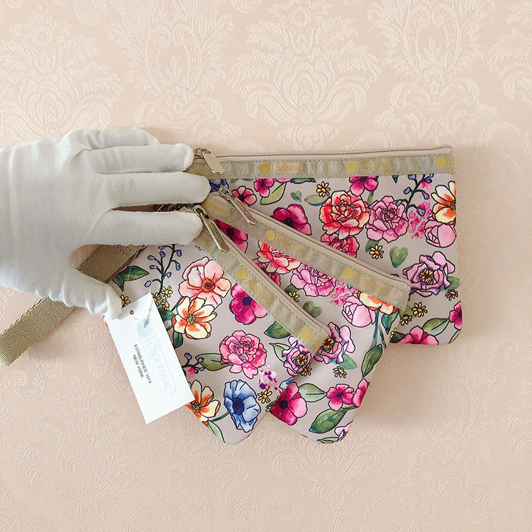 Anti-Spillage Multi-Layer Coin Purse Clutch Bag Storage Hand Line Wrist Bag Three-Piece Removable Small Number 3455