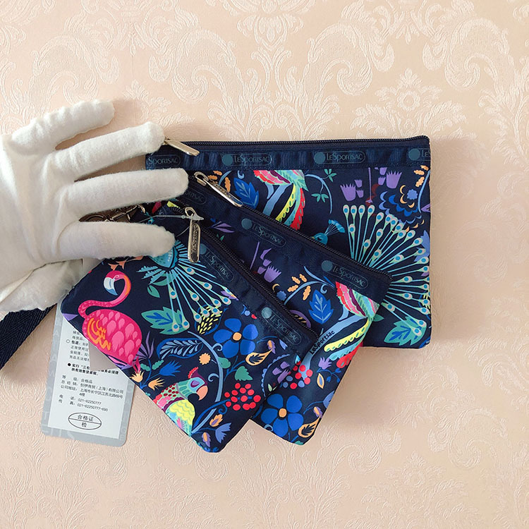 Anti-Spillage Multi-Layer Coin Purse Clutch Bag Storage Hand Line Wrist Bag Three-Piece Removable Small Number 3455
