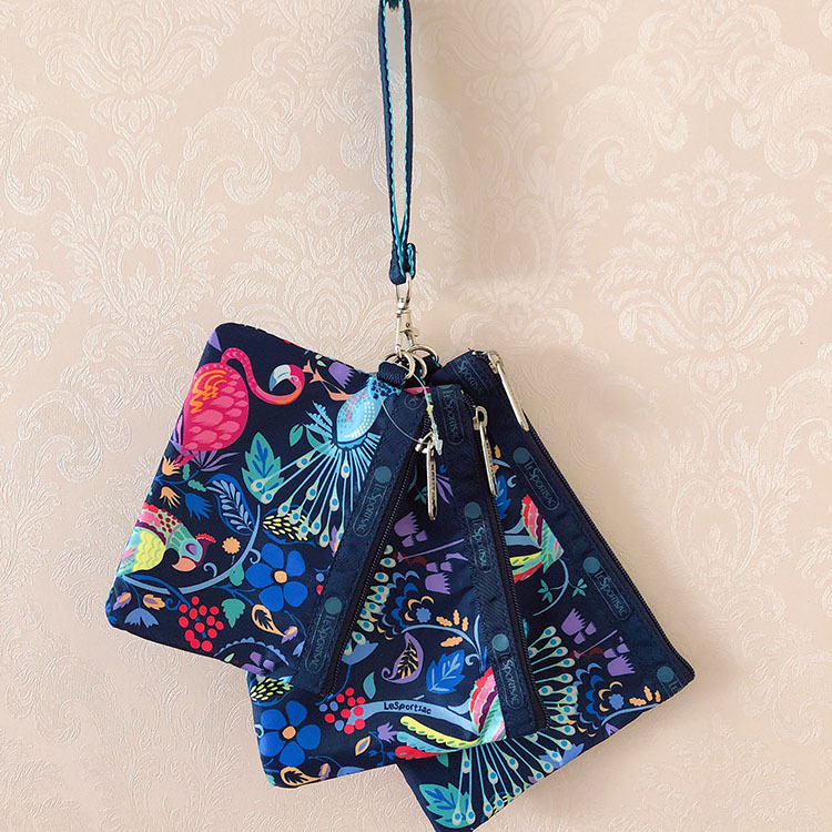 Anti-Spillage Multi-Layer Coin Purse Clutch Bag Storage Hand Line Wrist Bag Three-Piece Removable Small Number 3455