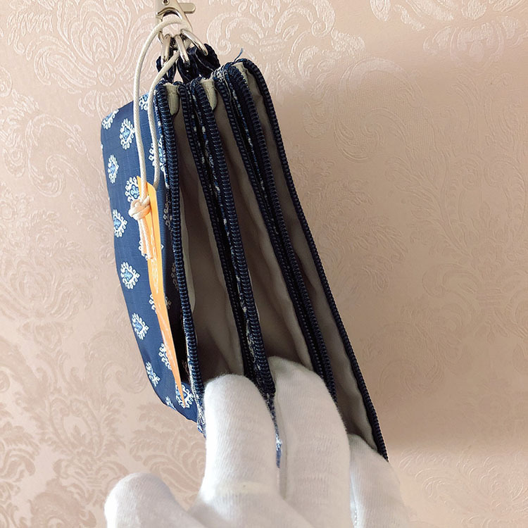 Anti-Spillage Multi-Layer Coin Purse Clutch Bag Storage Hand Line Wrist Bag Three-Piece Removable Small Number 3455