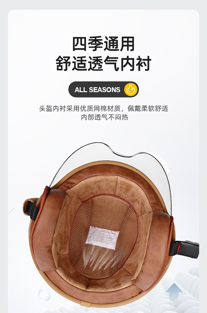 Retro Helmet Motorcycle Helmet Motorcycle Unisex Electric Bicycle Helmet Riding Helmet Retro Helmet Motorcycle Helmet Motorcycle Unisex Electric Bicycle Helmet Riding Helmet