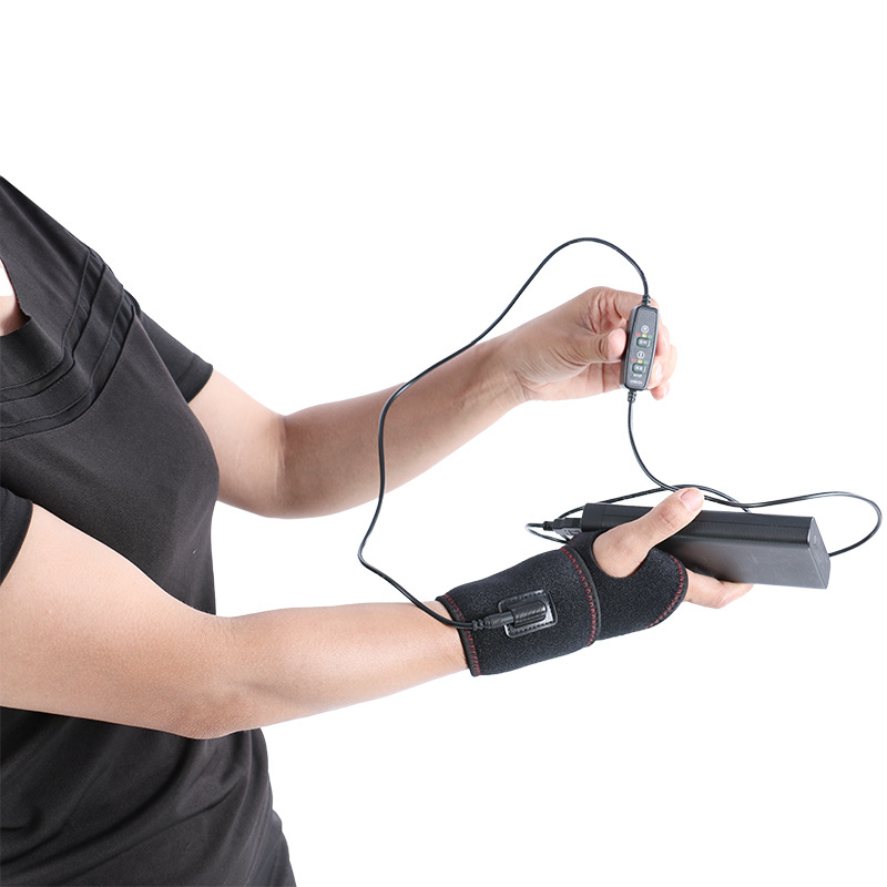 5VDC Mouth Carbon Fiber Sheet Temperature Control Timing Warm Keeping Sports Hot Compress Wrist USB Port Power Bank