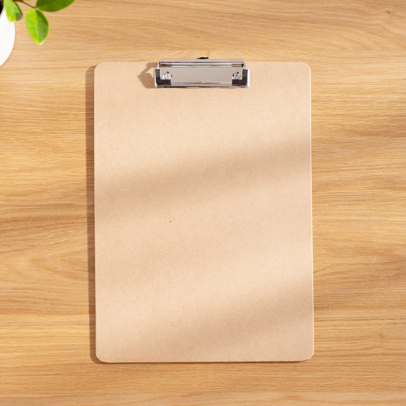 A3 Paper Writing Plate Holder Thickened Wooden Board Hotel Order Plate Holder Writing Pad Plate Holder Writing Drawing Board Copy