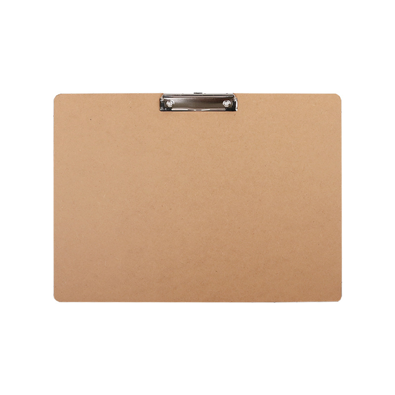 A3 Paper Writing Plate Holder Thickened Wooden Board Hotel Order Plate Holder Writing Pad Plate Holder Writing Drawing Board Copy