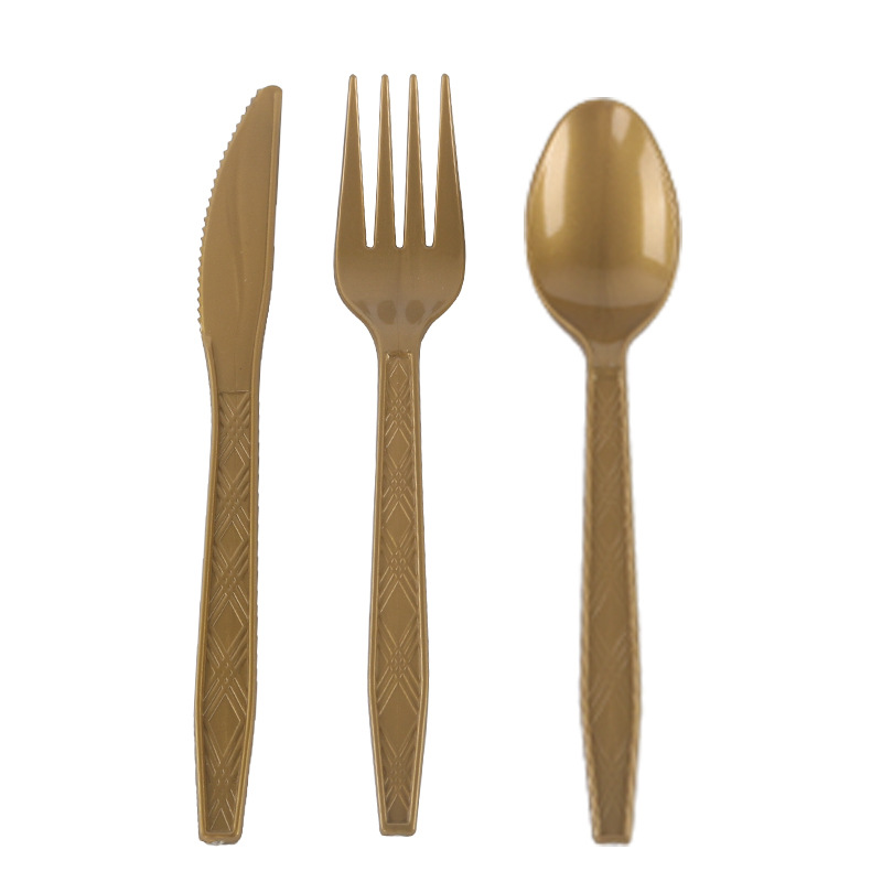 Birthday Party Tableware Set Gold Powder Dot Paper Cup Paper Pallet Disposable Cake Paper Plate