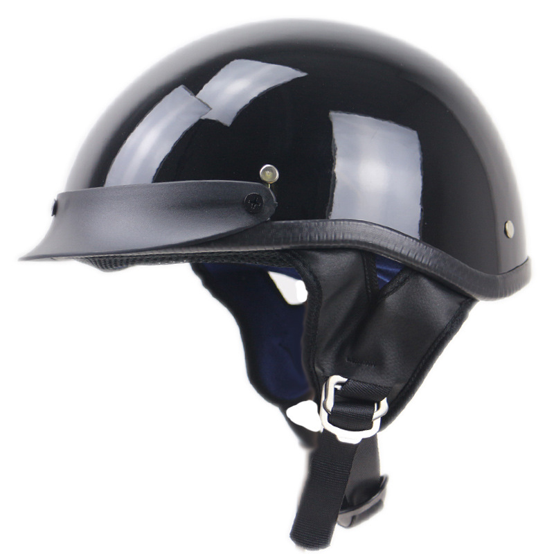 Genuine Motorcycle Helmet Motorcycle Retro Helmet Outdoor Riding Harley Helmet Electric Bicycle Helmet Prince Helmet Half Helmet