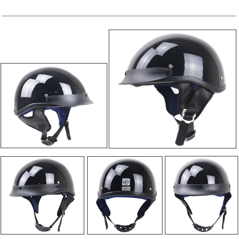 Genuine Motorcycle Helmet Motorcycle Retro Helmet Outdoor Riding Harley Helmet Electric Bicycle Helmet Prince Helmet Half Helmet Genuine Motorcycle Helmet Motorcycle Retro Helmet Outdoor Riding Harley Helmet Electric Bicycle Helmet Prince Helmet Half Helmet