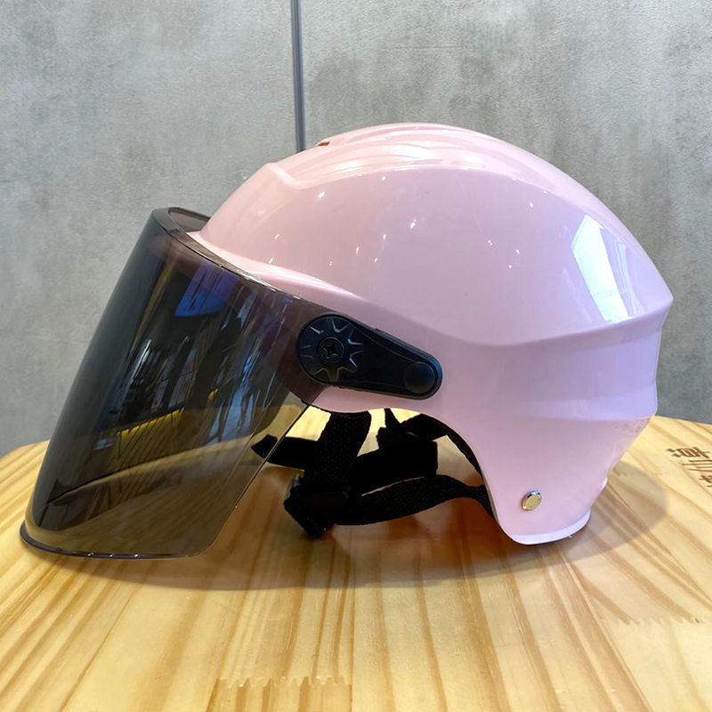 Motorcycle Helmet Female Summer Helmet Male Summer Electric Bicycle Helmet Female Four Seasons Cycling Full Face Helmet Sun Protection Adult New Motorcycle Helmet Female Summer Helmet Male Summer Electric Bicycle Helmet Female Four Seasons Cycling Full Face Helmet Sun Protection Adult New
